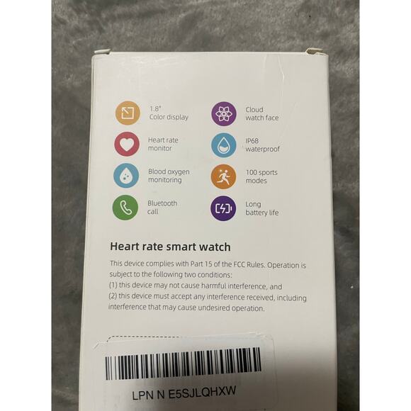 New Smart Watch - 1.8" Screen, Alexa & 100 Sports Mode - Picture 4 of 5